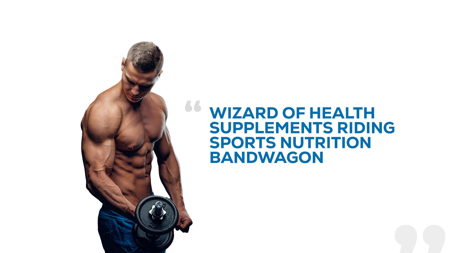 Wizard of health supplements Riding sports nutrition bandwagon