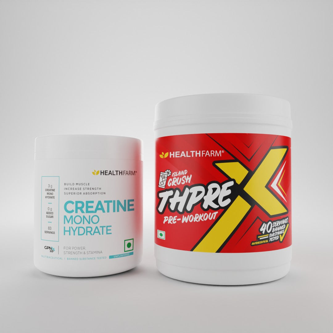 Healthfarm ThPreX Pre Workout + Creatine (50g) Combo