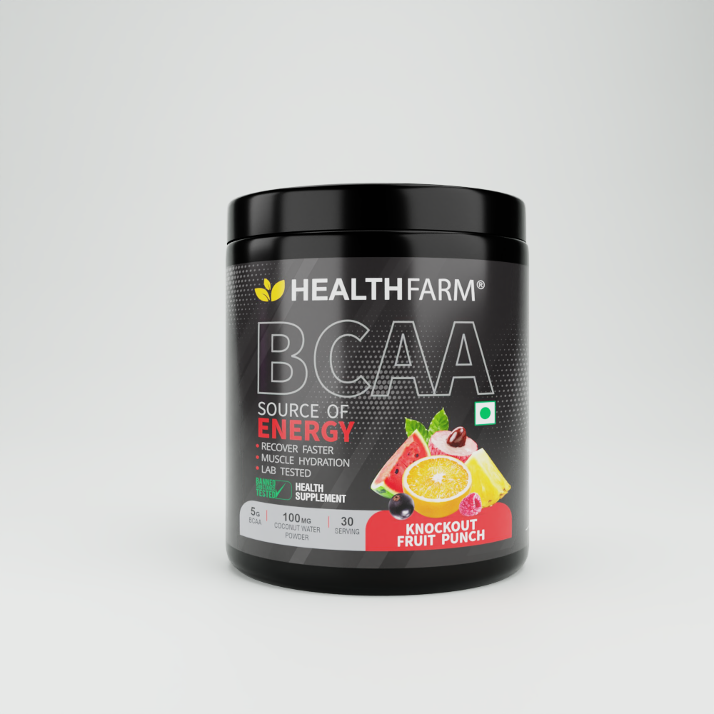 HealthFarm WHEY PROTEIN PLUS( 2Kg) + BCAA Combo Offer