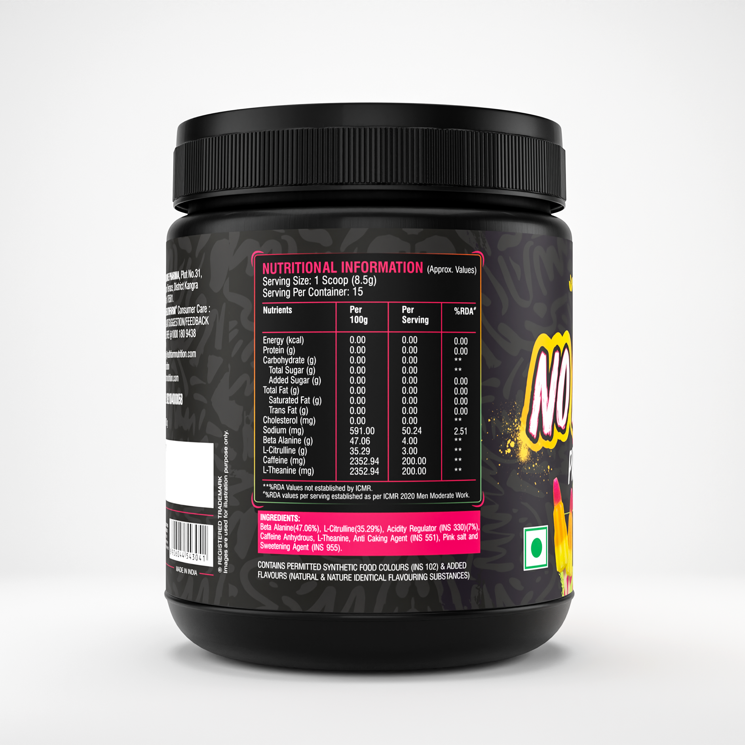 Healthfarm No Mercy Pre-Workout | Stock Clearance