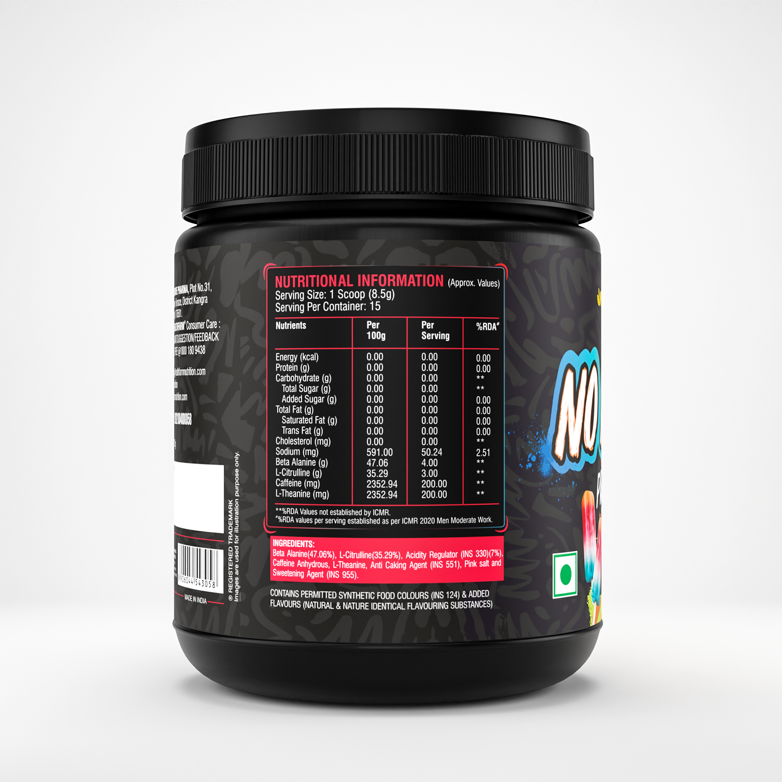 Healthfarm No Mercy Pre-Workout | Stock Clearance