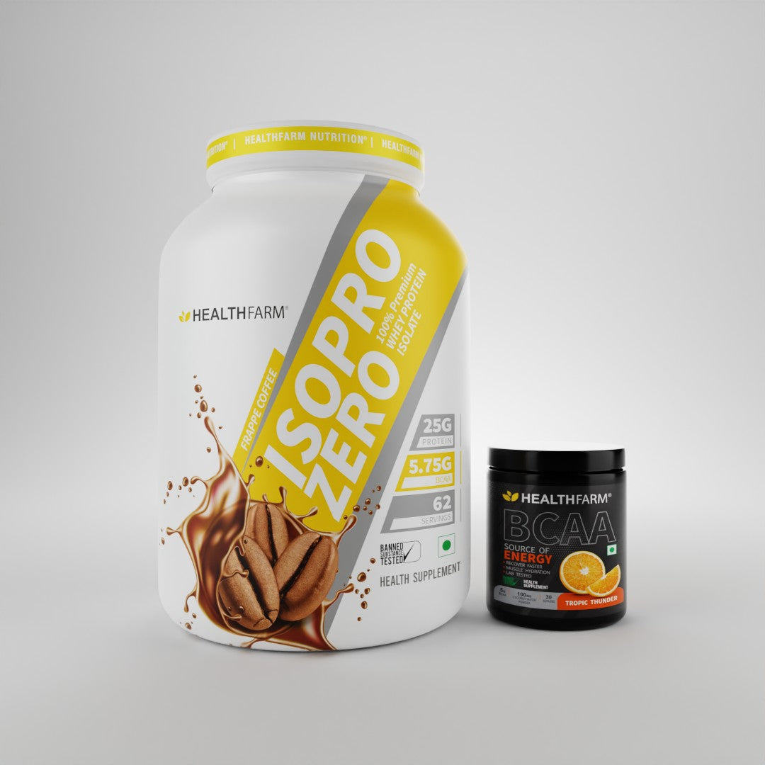 HealthFarm Best Combo Offer of ISO PRO ZERO(2Kg) + BCAA
