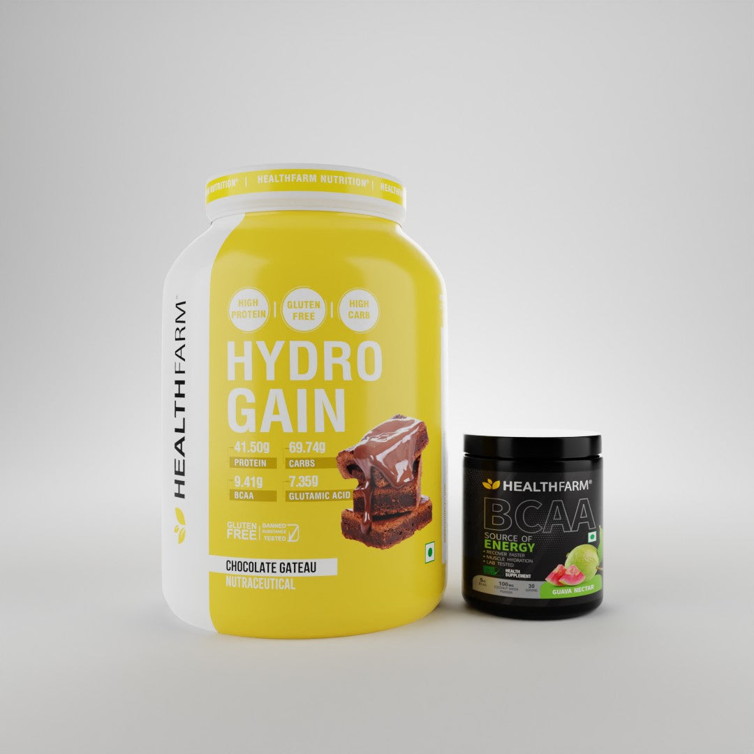 HealthFarm Hydro Gain (3kg) + BCAA Combo