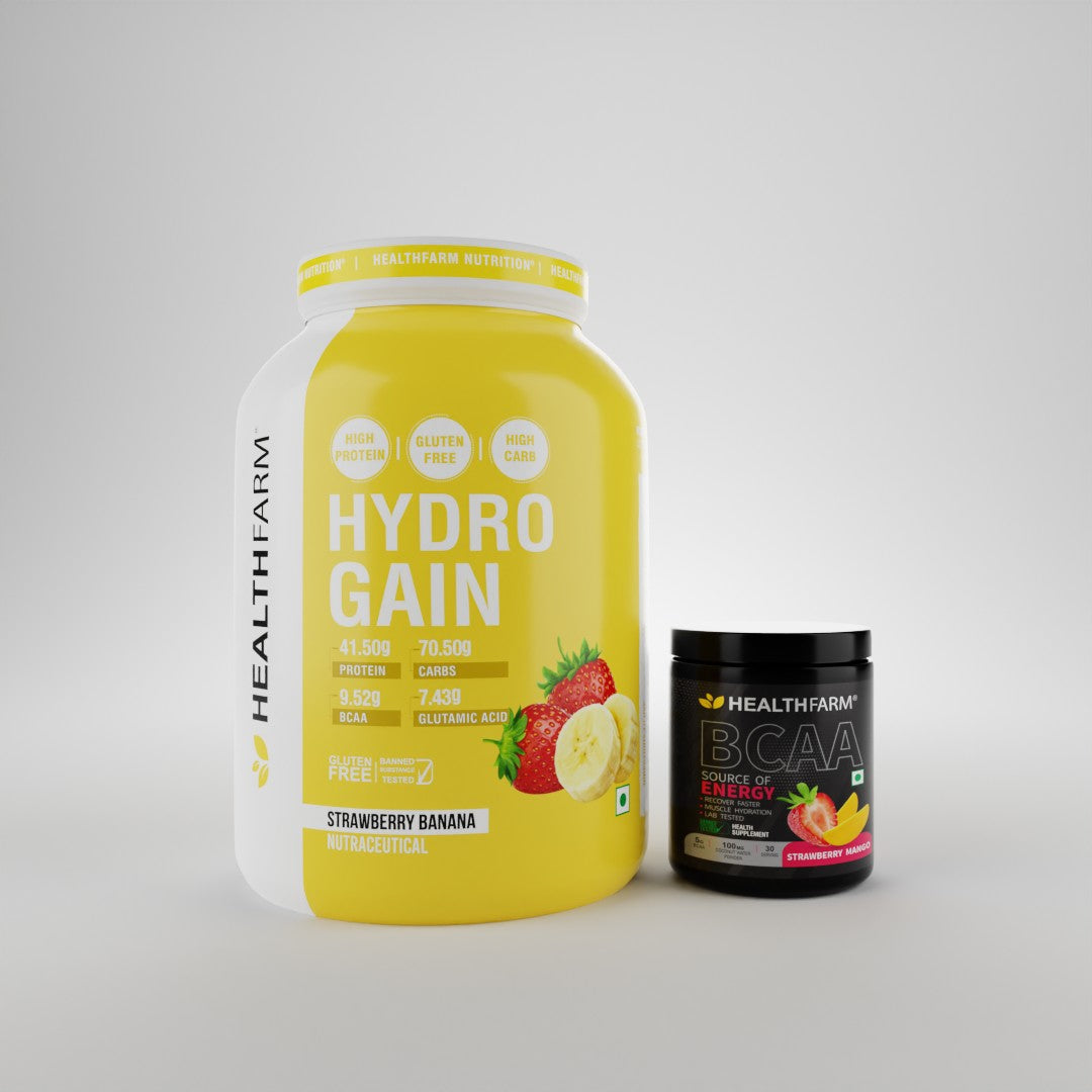 HealthFarm Hydro Gain (3kg) + BCAA Combo