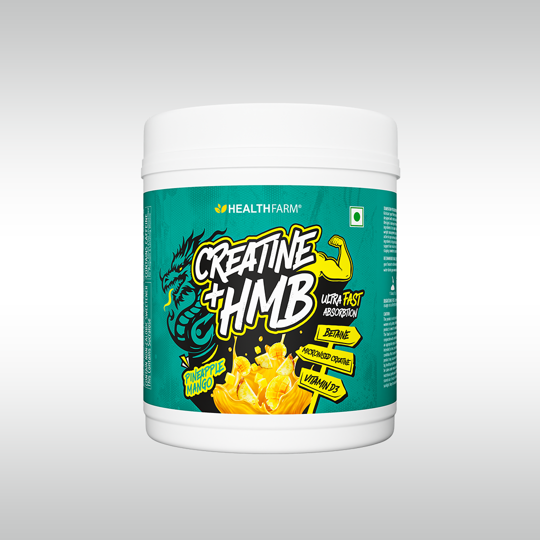 Healthfarm Creatine + HMB | Premium Creatine Formula for Muscle Growth