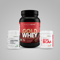 Gold Whey 1kg + Creatine 100g + Intra BCAA