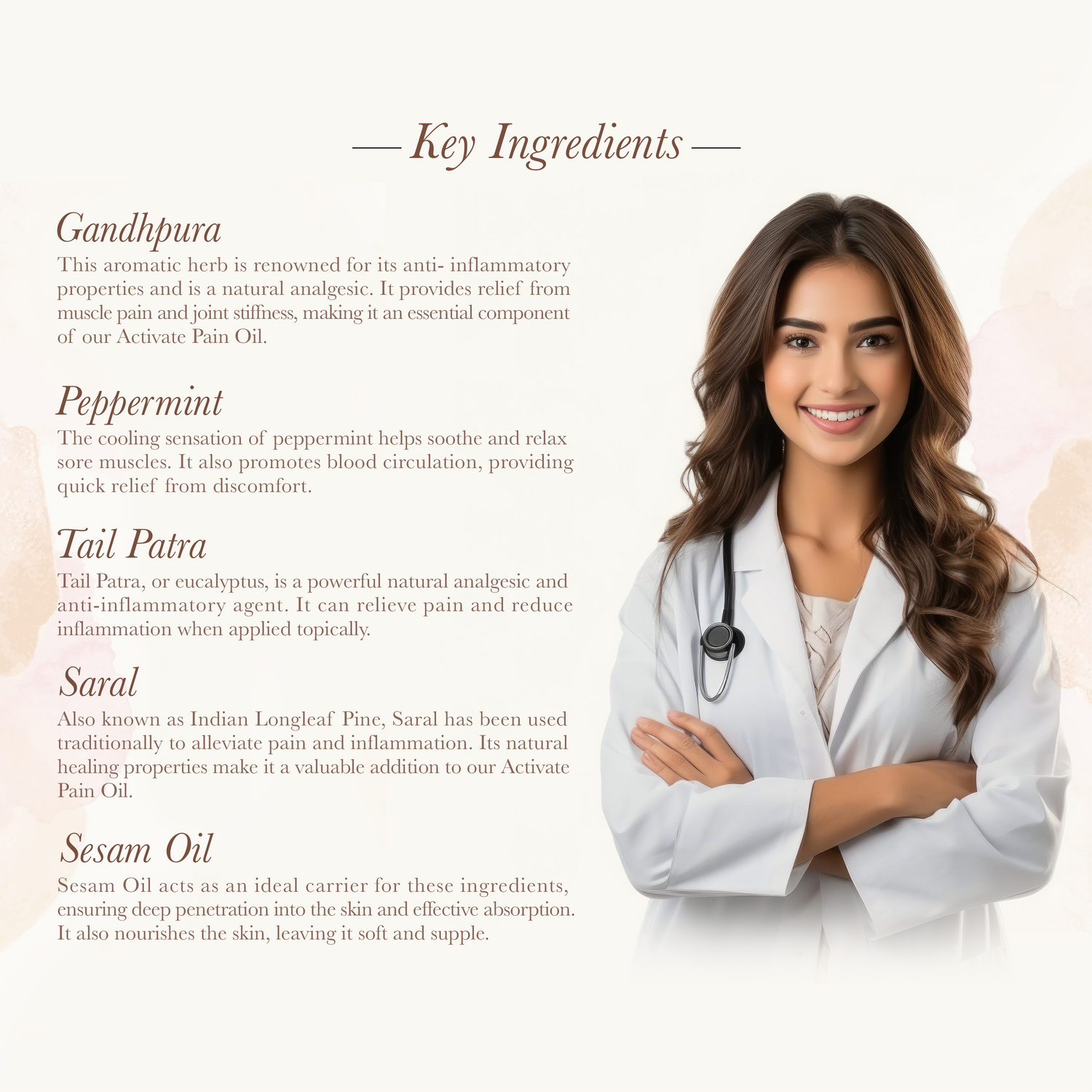 Healthfarm Activate Pain Oil – 100 ml