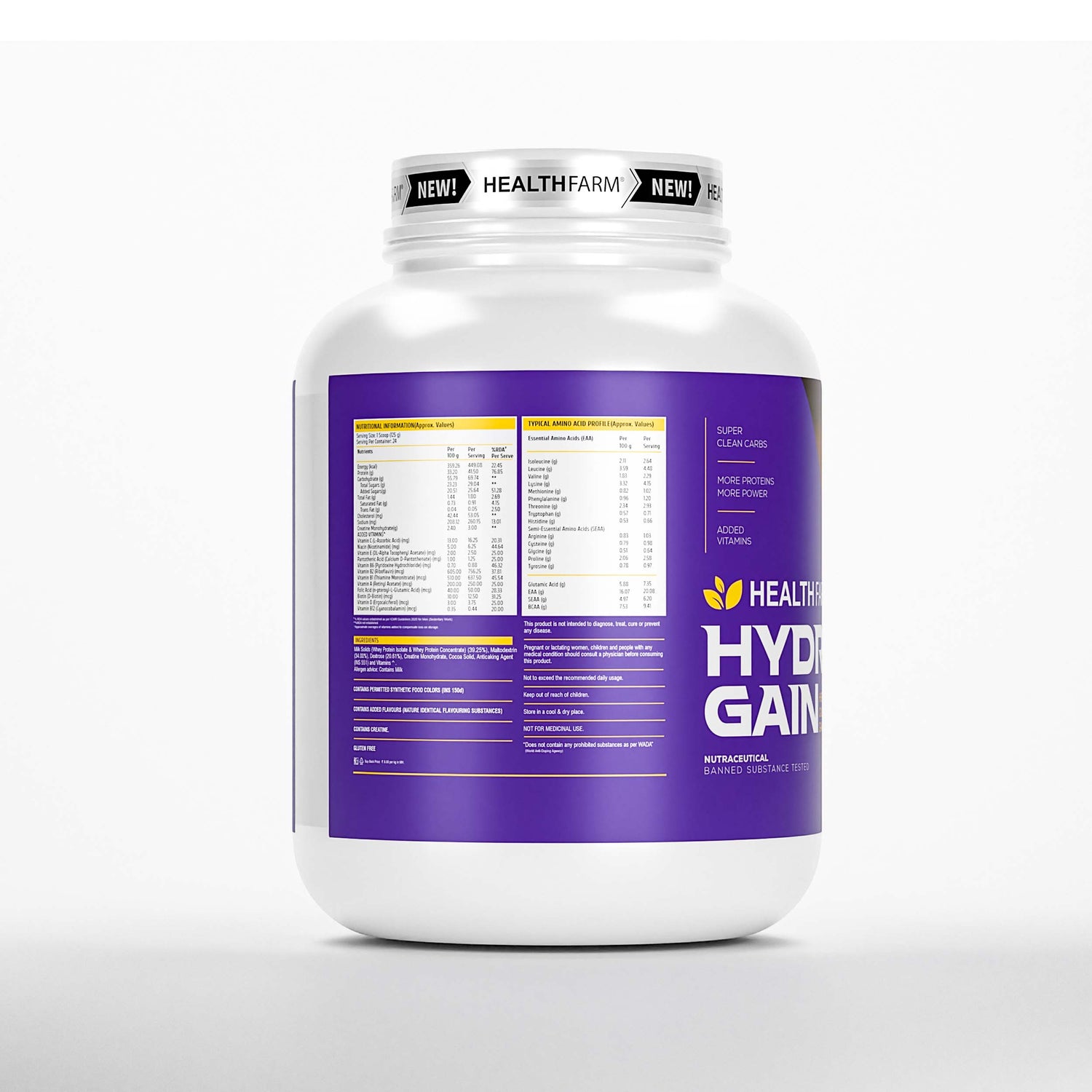 HealthFarm HYDRO GAIN High-quality Mass Gainer