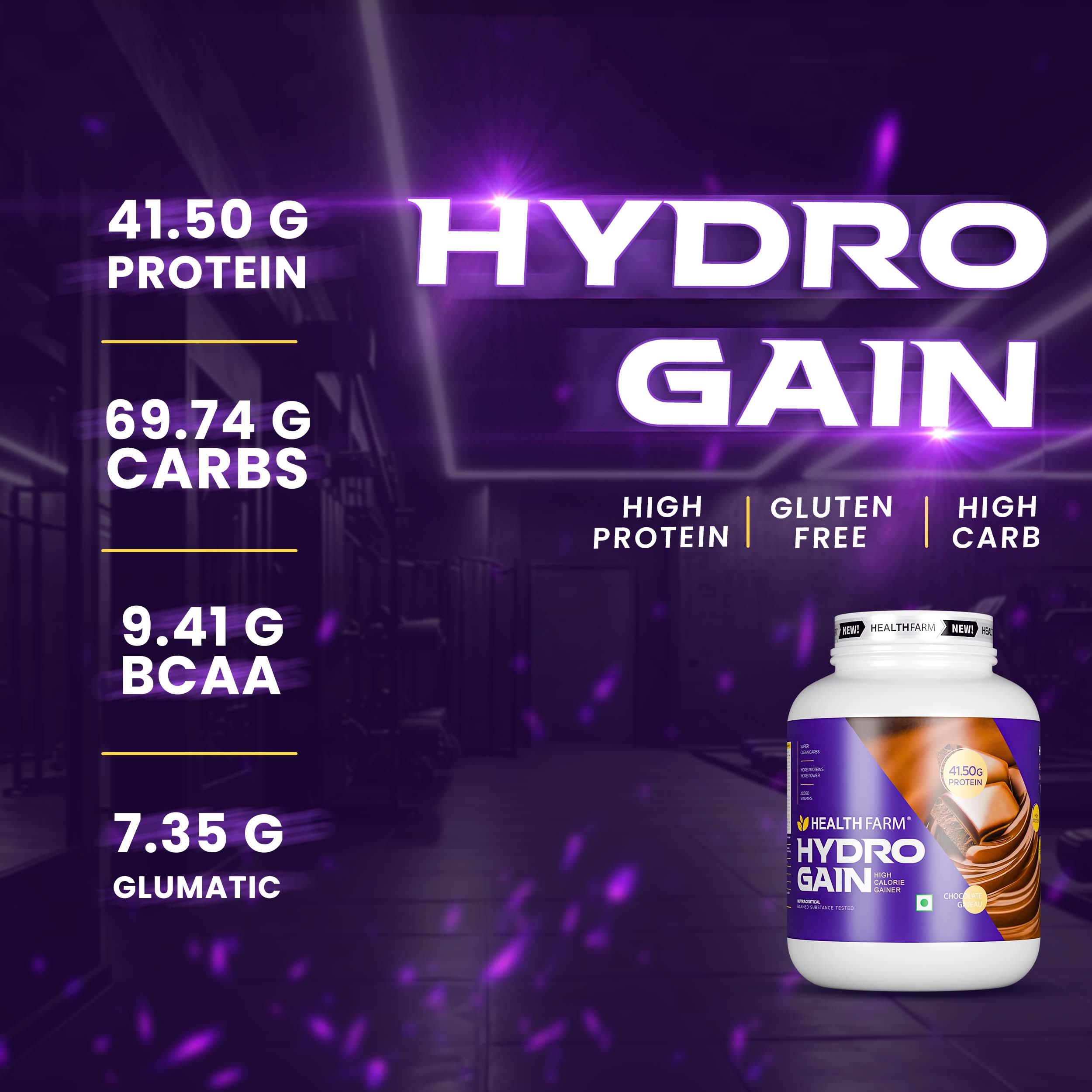 HealthFarm HYDRO GAIN High-quality Mass Gainer