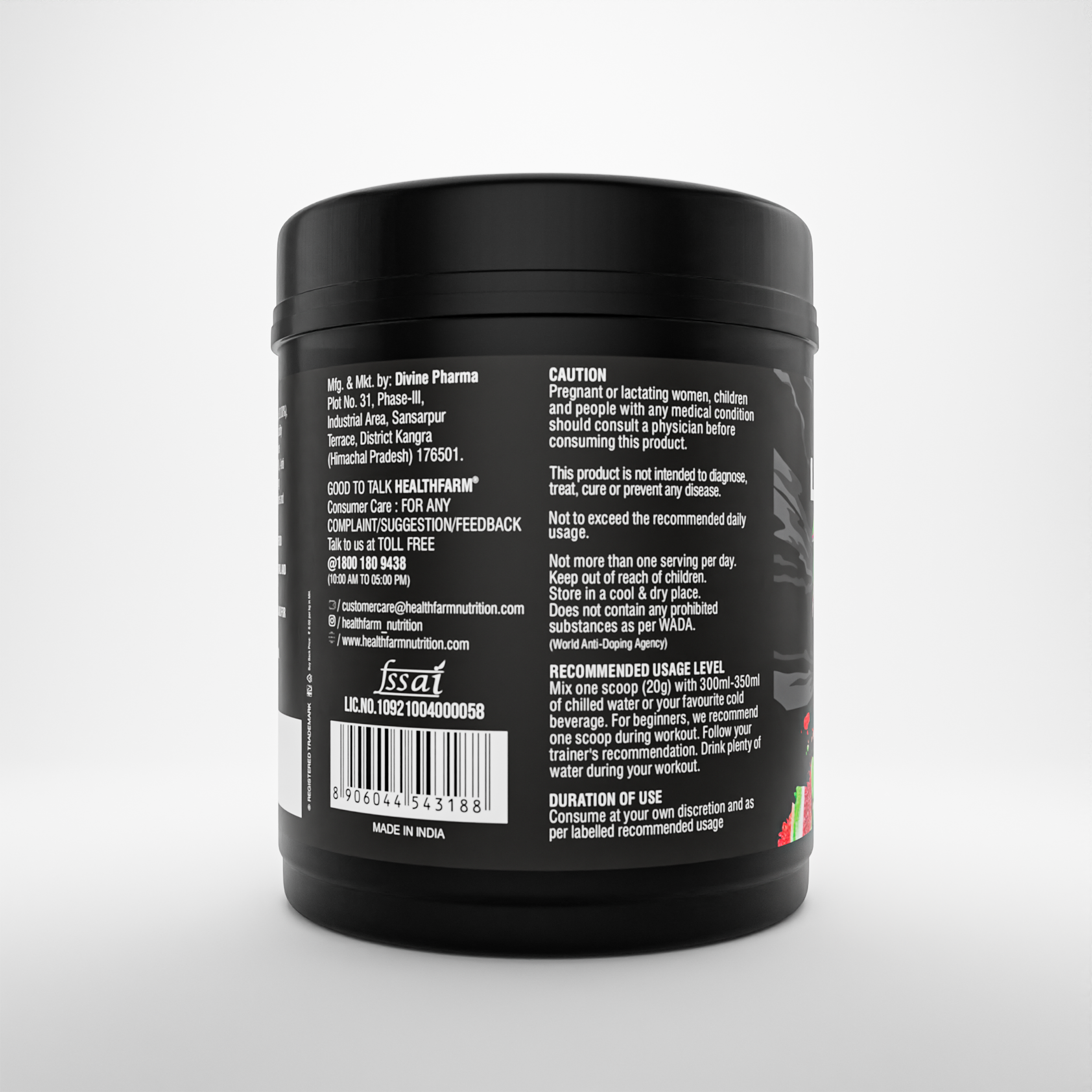 Healthfarm Limitless Thprex - Fully Loaded Pre-workout (60 Serving)