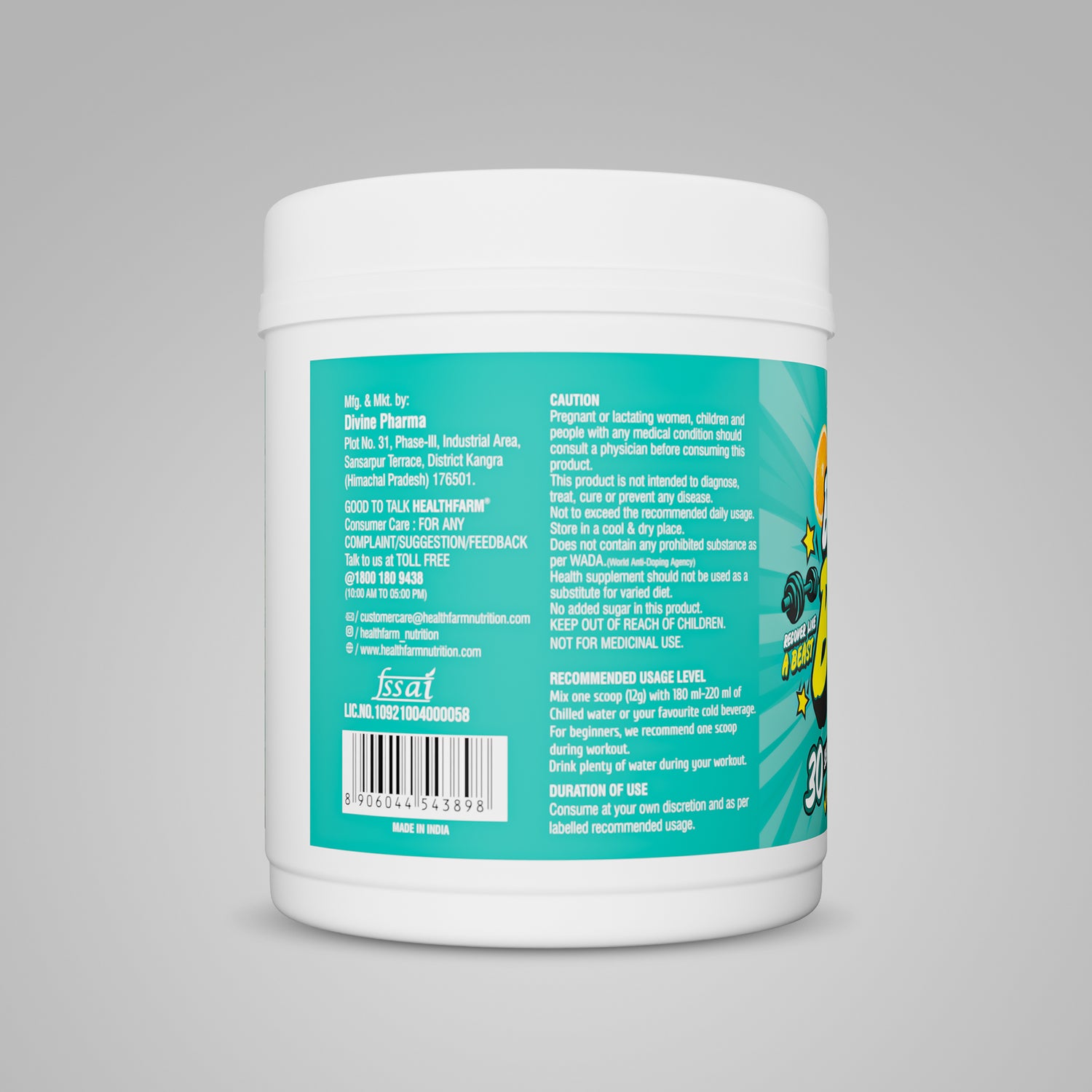 Healthfarm Beyond BCAA – 30 Servings for Muscle Recovery & Performance