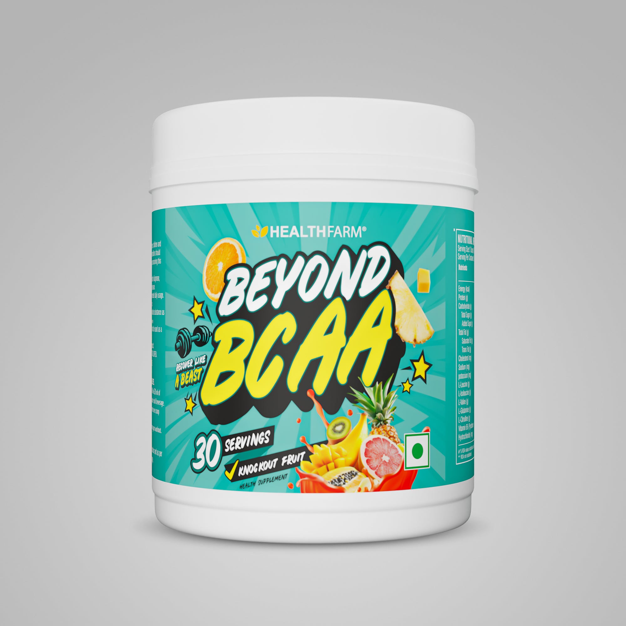 Healthfarm Beyond BCAA – 30 Servings for Muscle Recovery & Performance