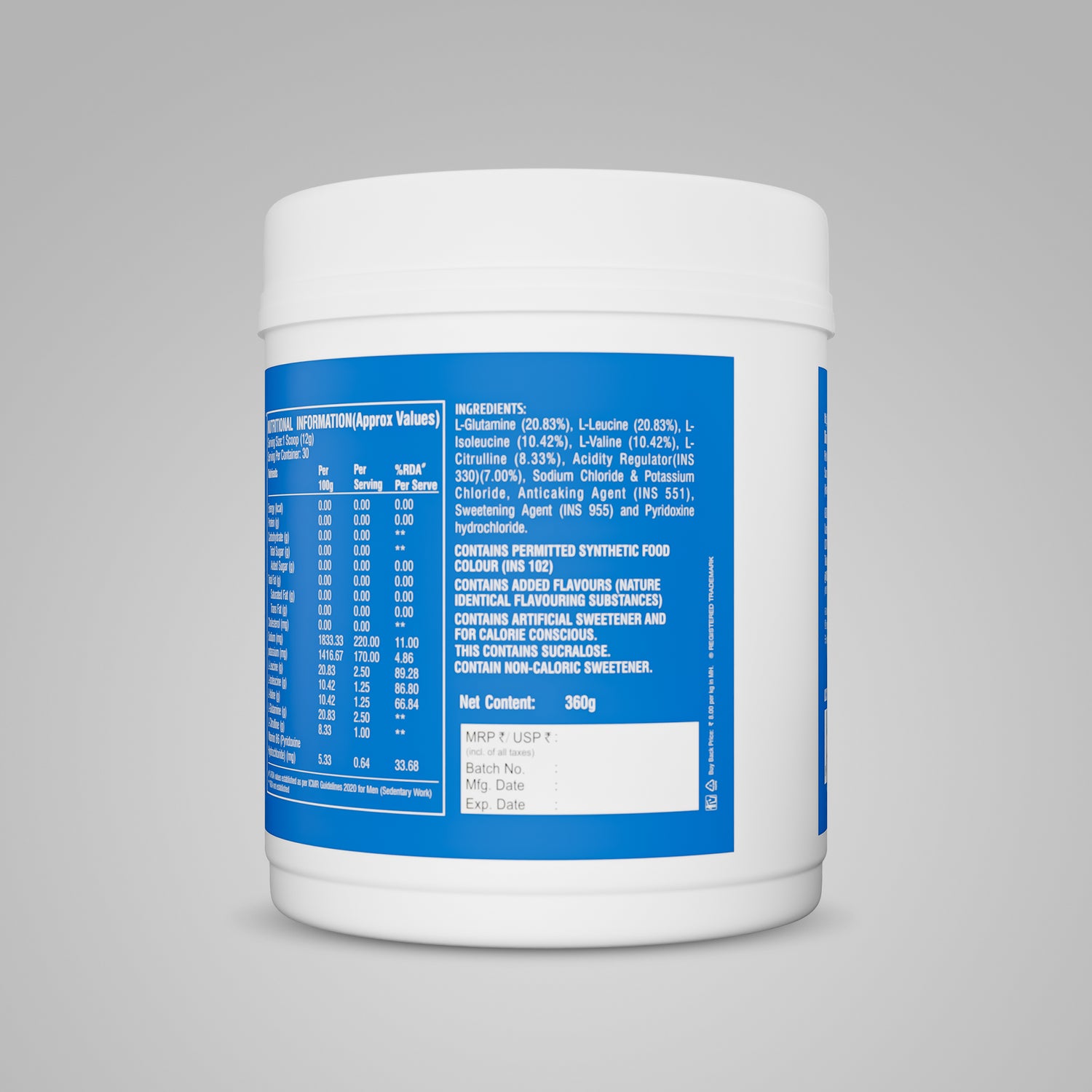 Healthfarm Beyond BCAA – 30 Servings for Muscle Recovery & Performance