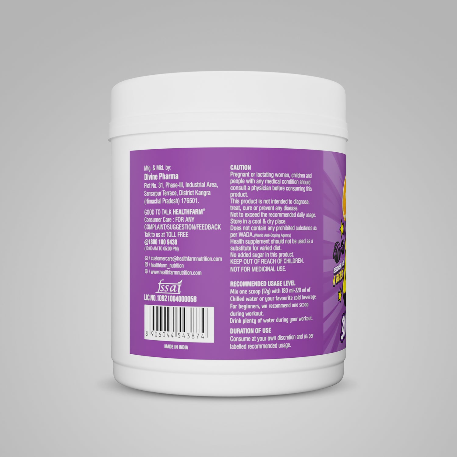 Healthfarm Beyond BCAA – 30 Servings for Muscle Recovery & Performance