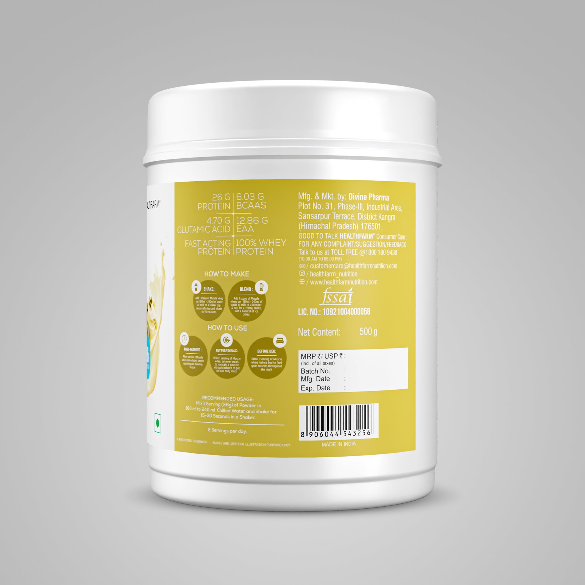 HealthFarm Muscle Whey Protein