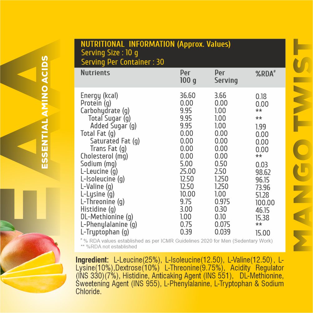 HealthFarm EAA Essential Aminos (300g)