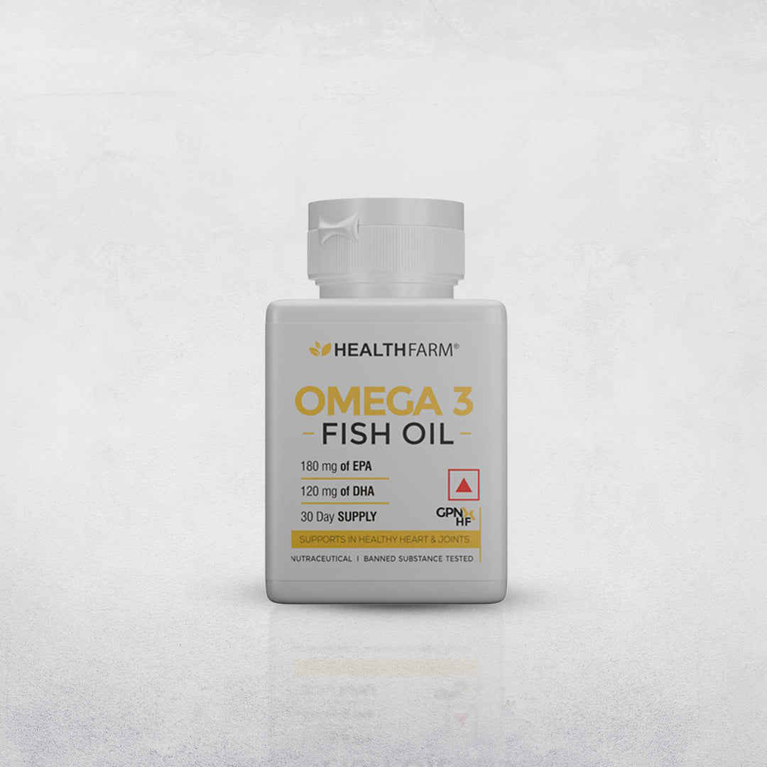 Healthfarm Omega 3 Fish Oil (EPA &amp; DHA), 60 Softgel