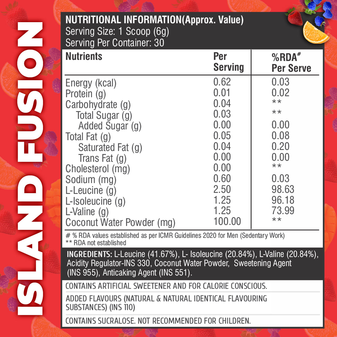 Healthfarm Muscle Intra BCAA (180G) - Stock Clearance
