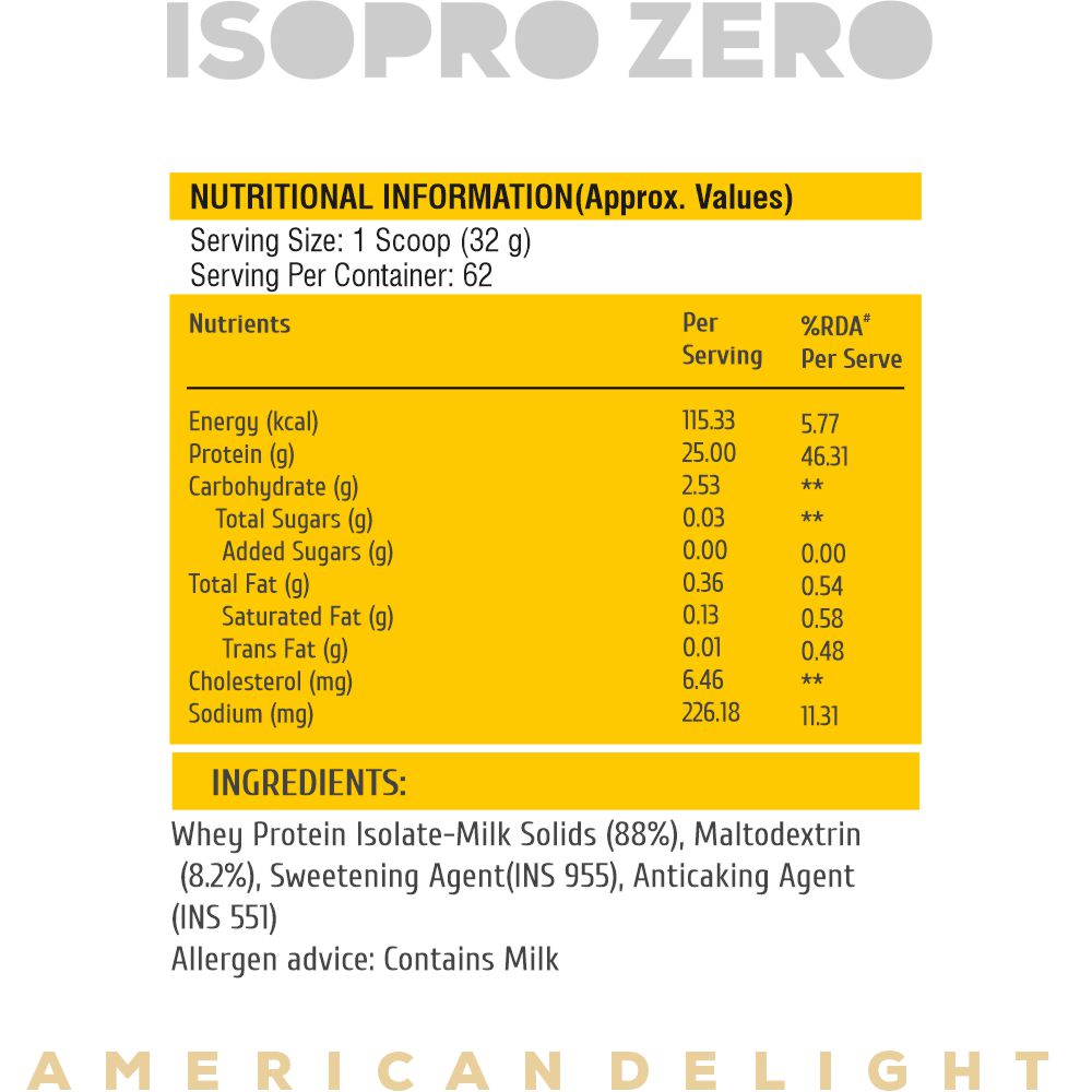 HealthFarm ISO Pro ZERO, 100% Whey