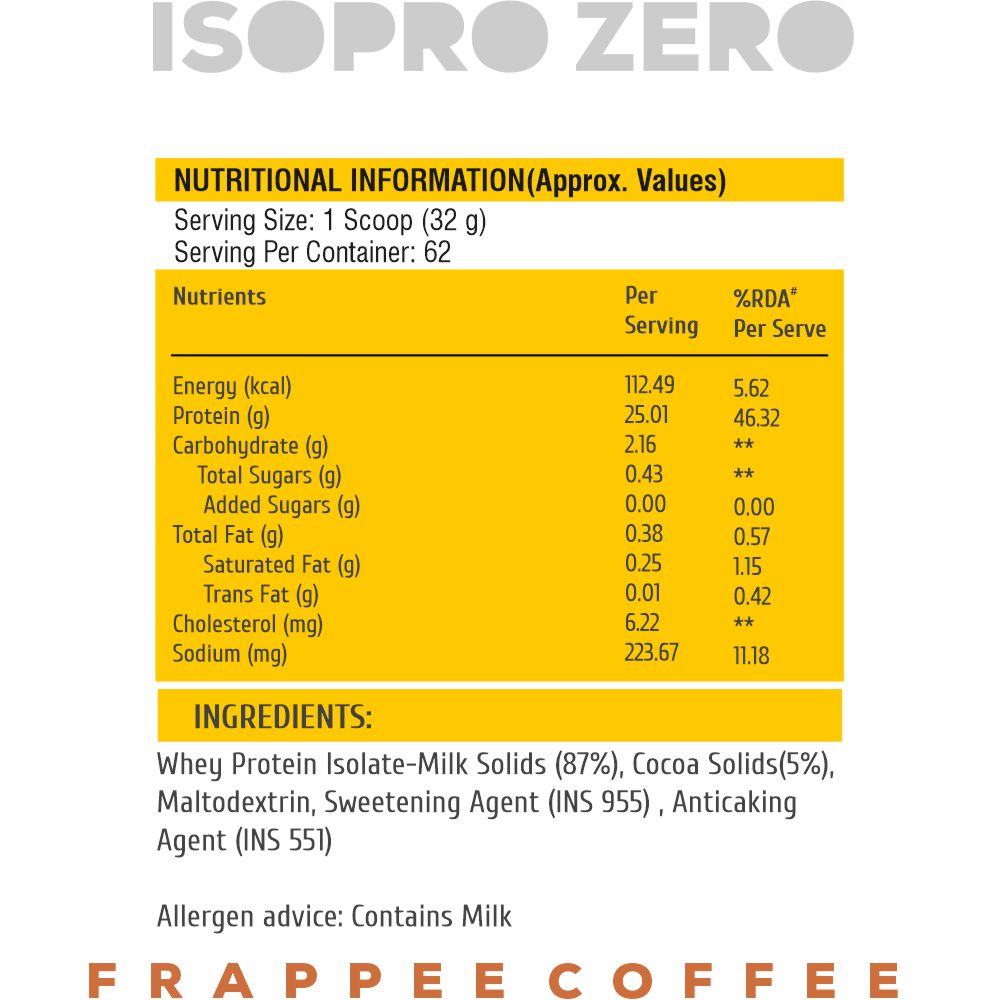 HealthFarm ISO Pro ZERO, 100% Whey