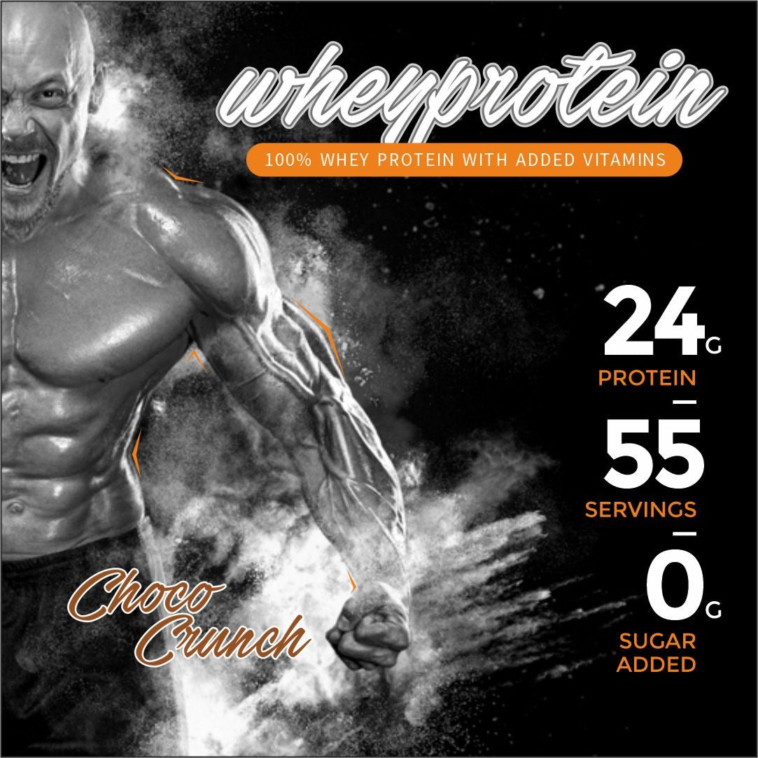 Healthfarm Whey Protein Plus | 100% Whey Protein with Added Vitamins