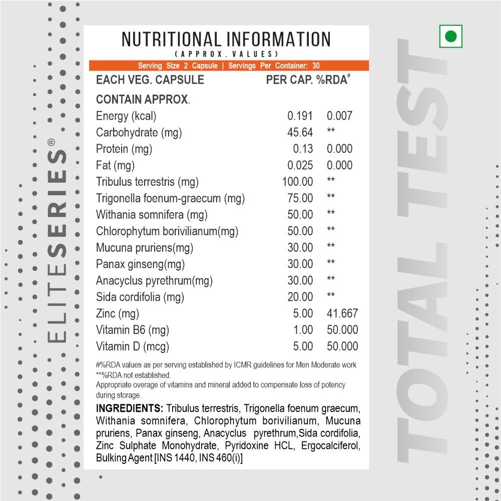 HealthFarm Total Test for Male Performance