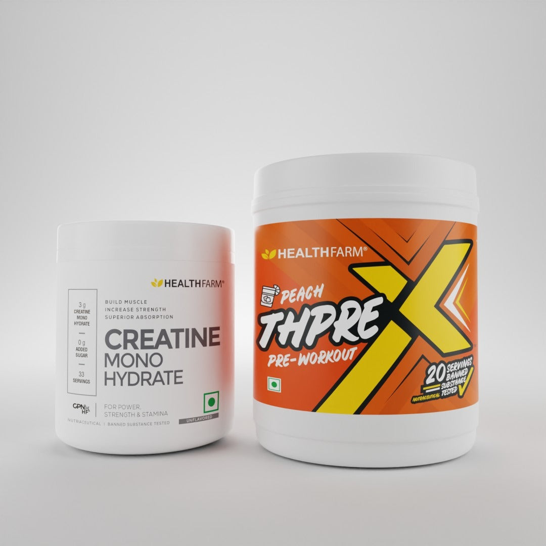 Healthfarm ThPreX Pre Workout + Creatine Monohydrate - Healthfarm Nutrition
