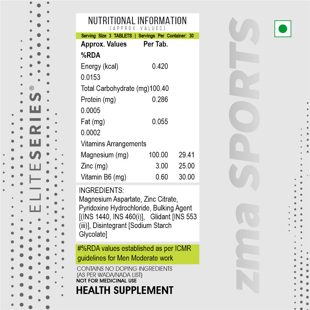 HealthFarm ZMA SPORTS TAB, Boost Immunity, BUY 1 GET 1 Offer