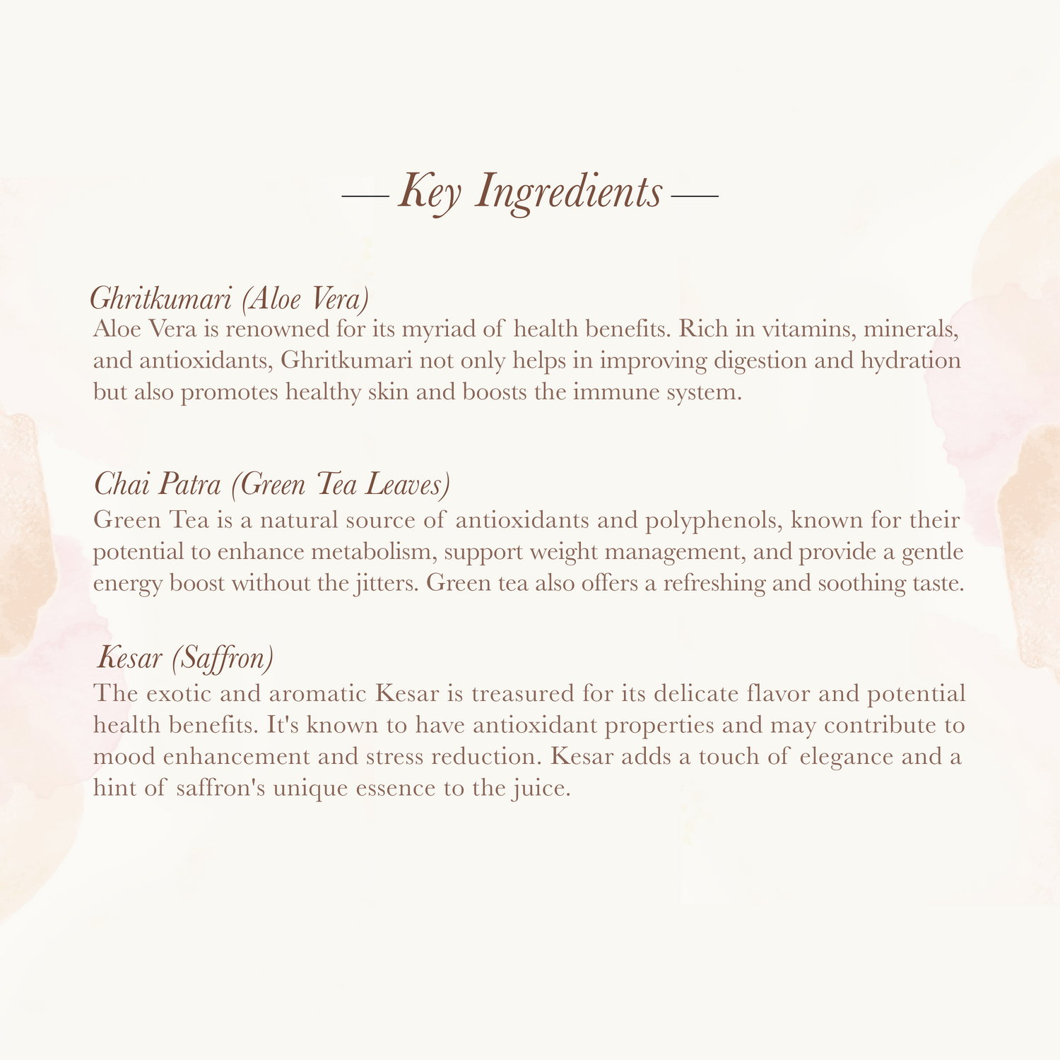 Healthfarm Activate Aloe Vera with Kesar & Green Tea - Support Healthy Digestion