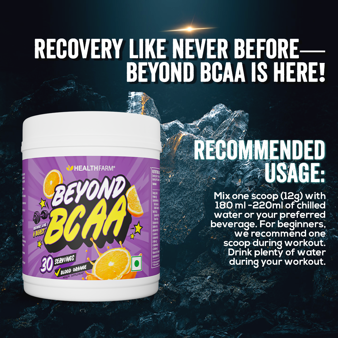 Healthfarm Beyond BCAA – 30 Servings for Muscle Recovery & Performance