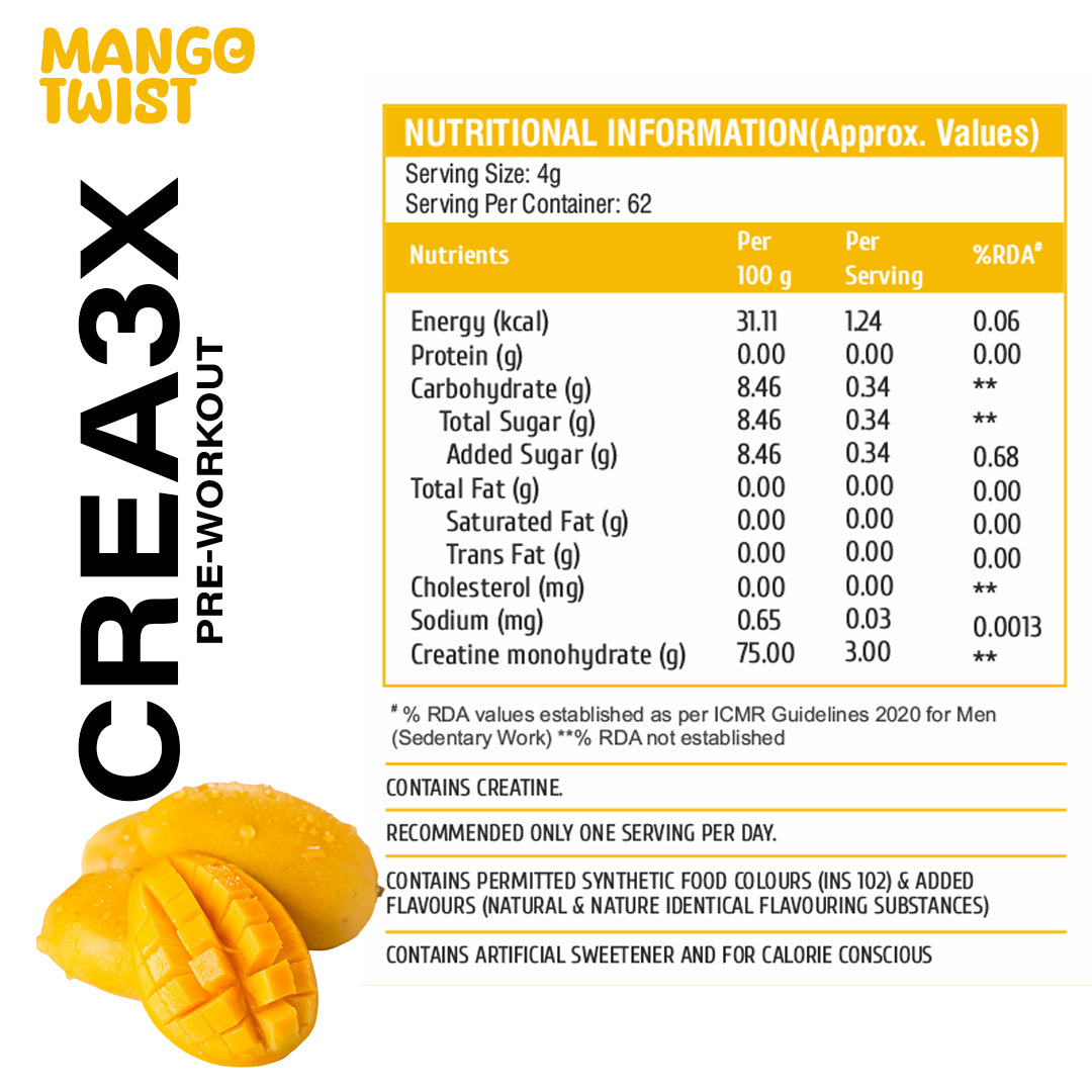 Healthfarm Crea3X for Build Muscle & Recovery