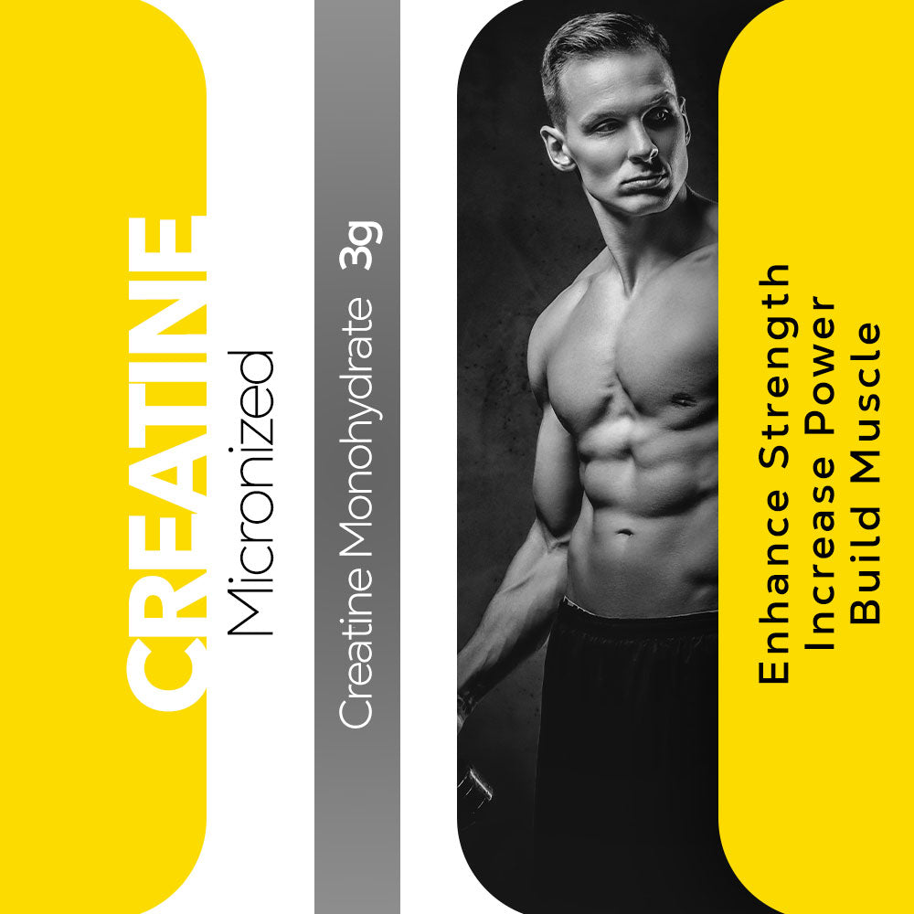 HealthFarm Creatine Micronized, 100% Pure Monohydrate (250g)