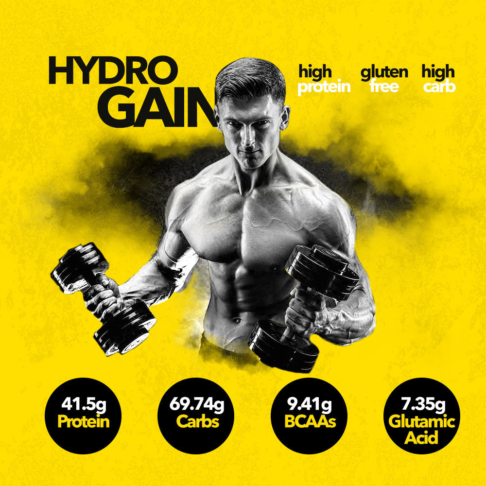 HealthFarm Hydro Gain (3kg) + GPN L-Carnitine Combo