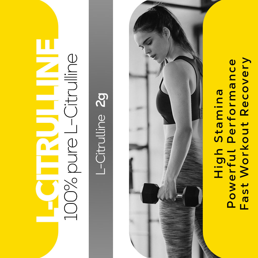 HealthFarm Citrulline Mallate for Muscle Power & Pump (100gm)
