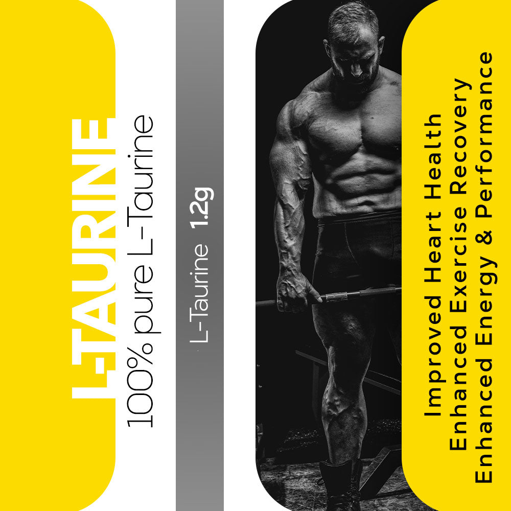 HealthFarm L-TAURINE 100% Pure L-TAURINE Unflavoured (100g)