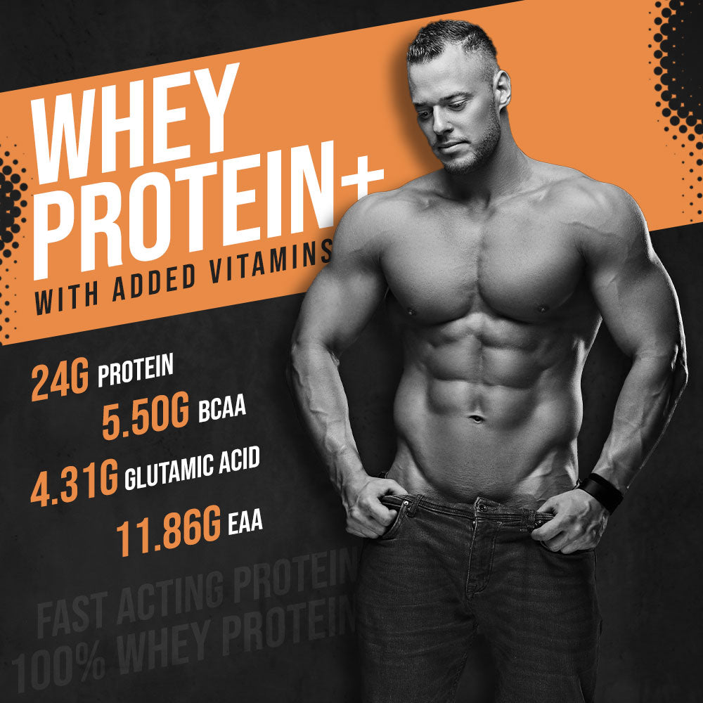 HealthFarm WHEY PROTEIN PLUS( 2Kg) + BCAA Combo Offer