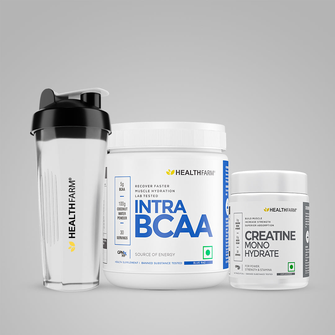 Healthfarm Intra BCAA Creatine (50g) Free Shaker – Healthfarm