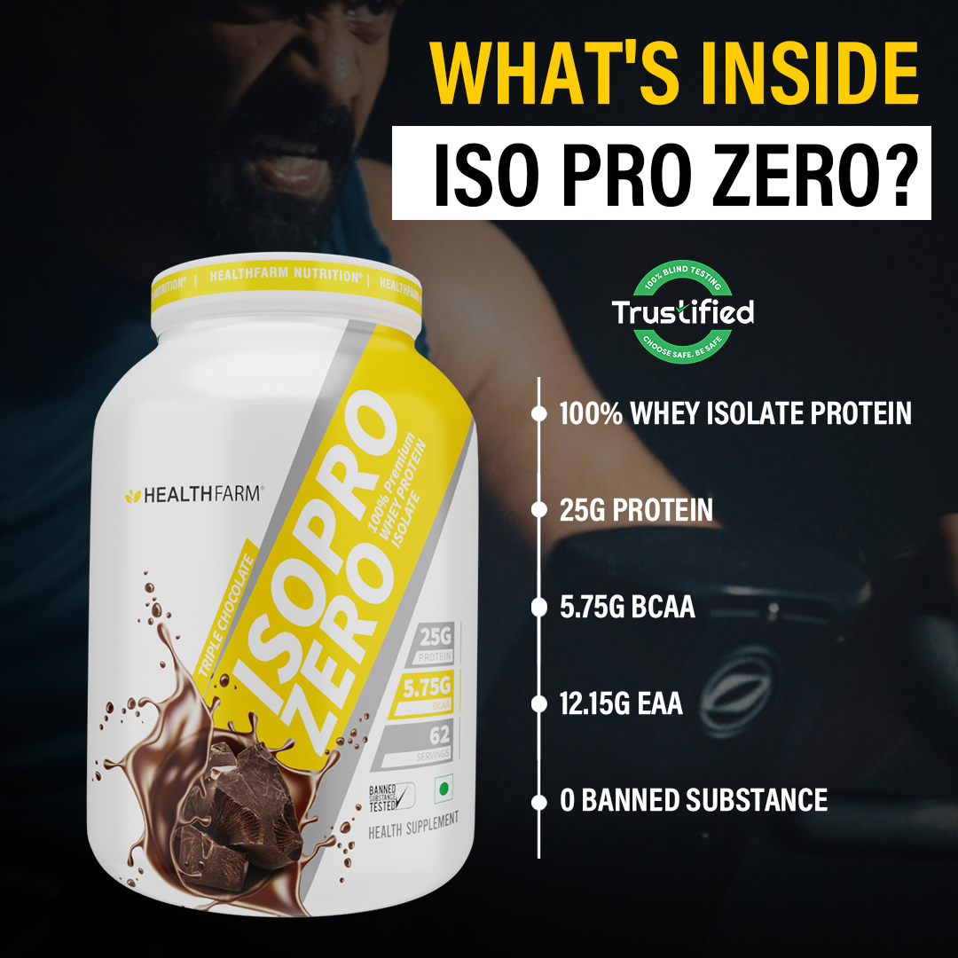 Healthfarm ISO PRO ZERO (1kg) + Creatine (50g)