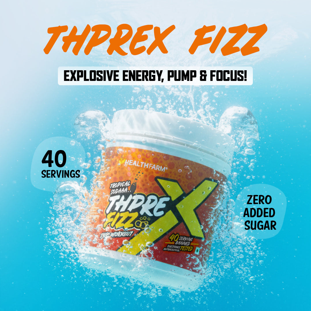 Healthfarm ThPreX Fizz Pre-Workout Supplement | 400g