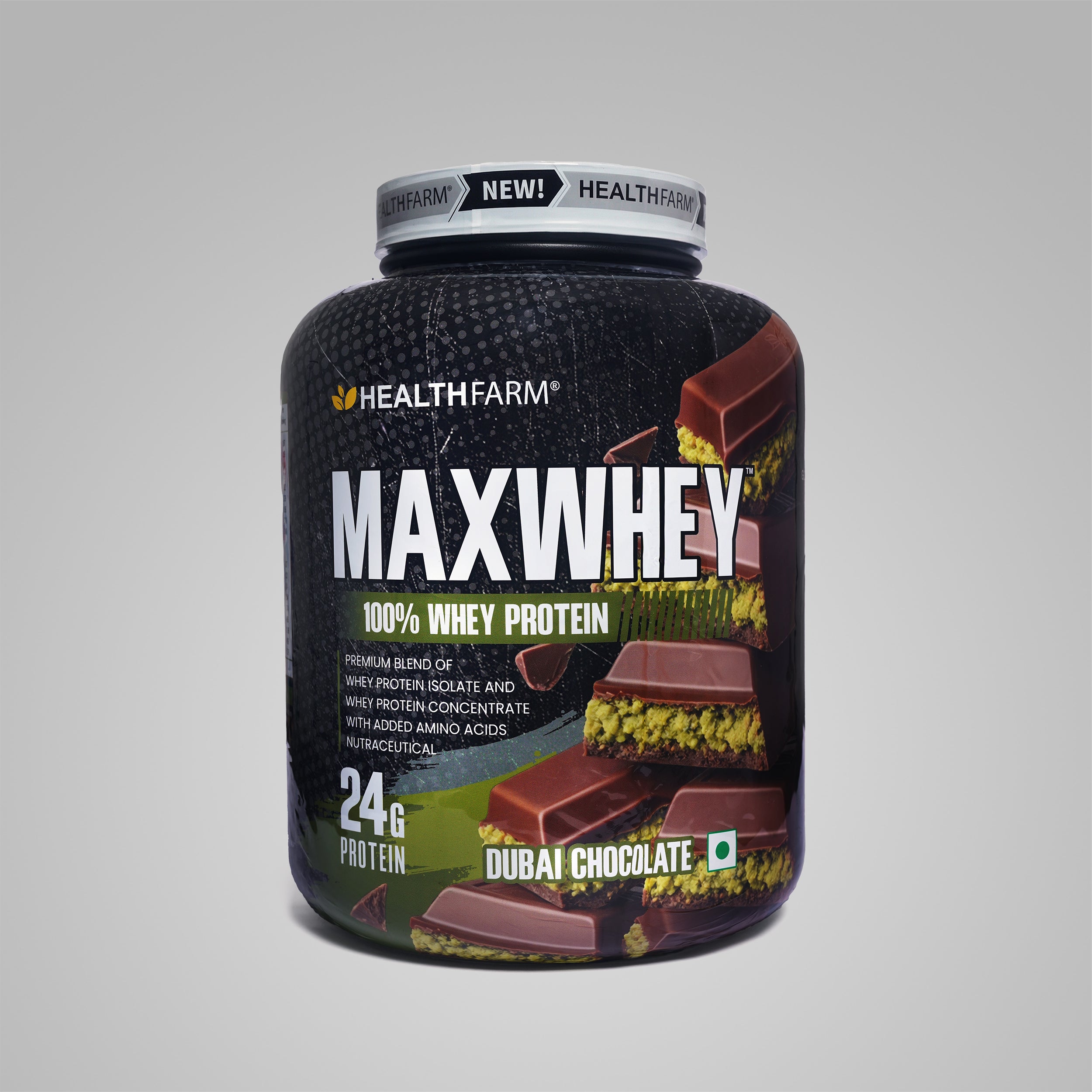 Healthfarm Maxwhey 24g Protein | 100% Whey Protein