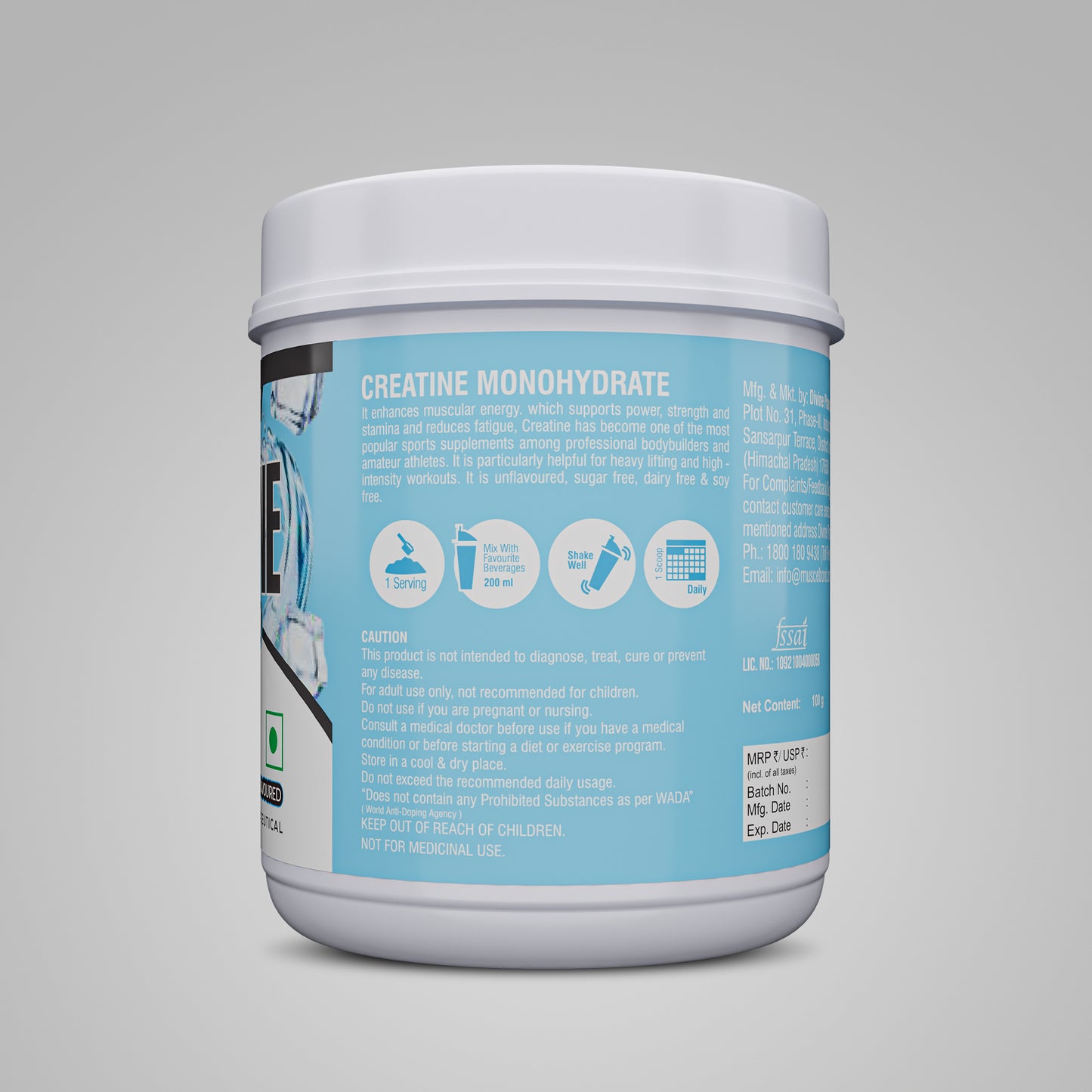 Muscelbond Creatine Hydration (250g), BUY 1 GET 1 Offer