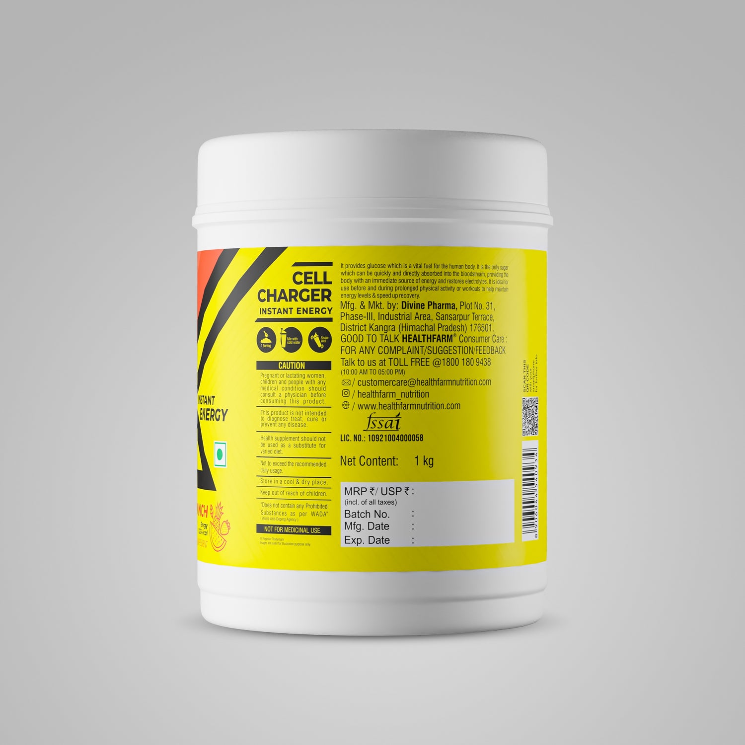 Healthfarm Cell Charger Instant Energy