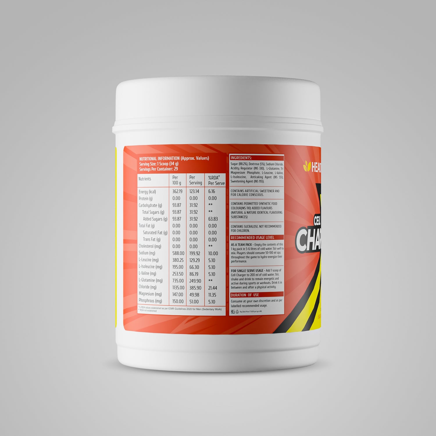 Healthfarm Cell Charger Instant Energy