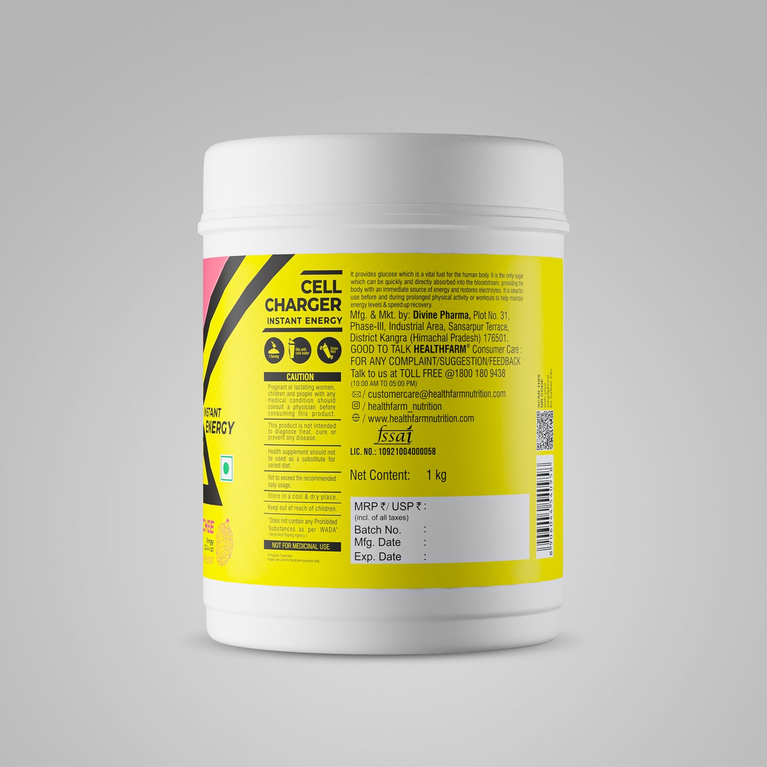 Healthfarm Cell Charger Instant Energy