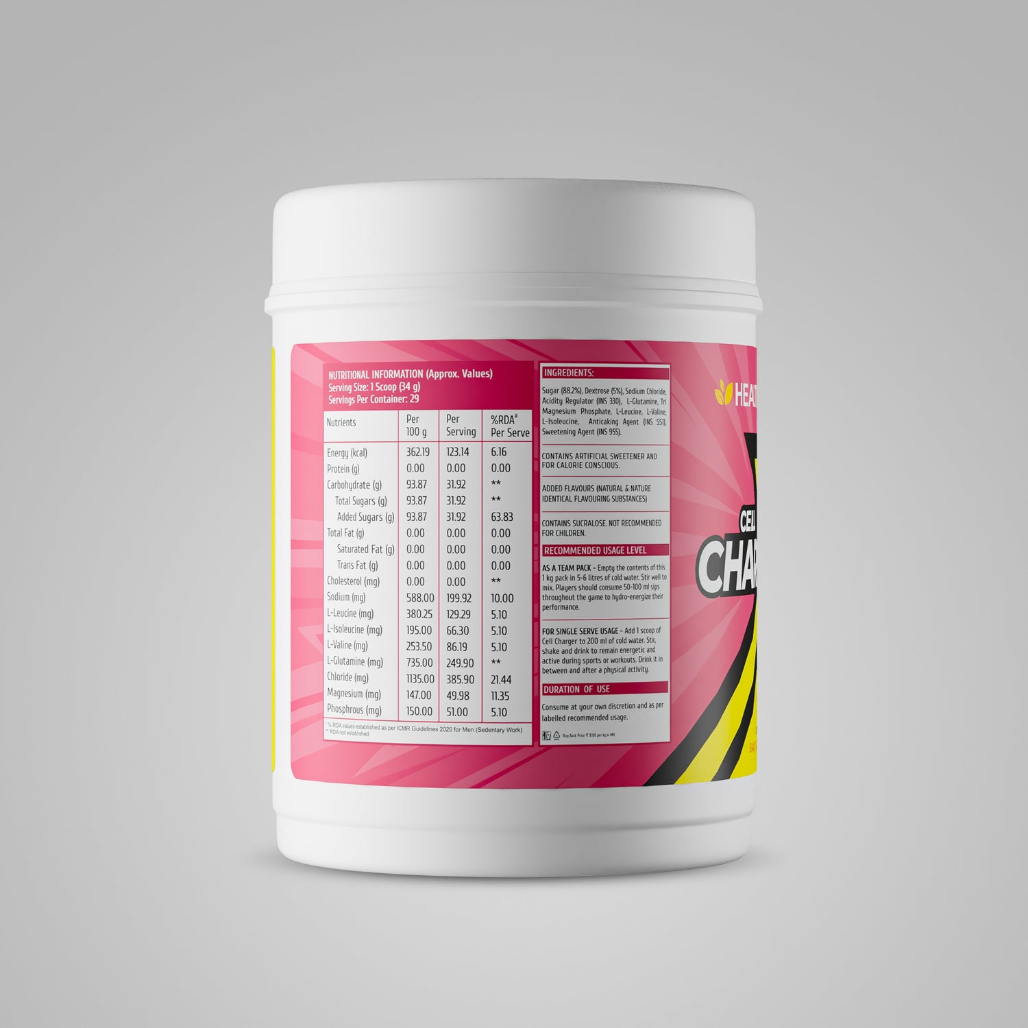 Healthfarm Cell Charger Instant Energy