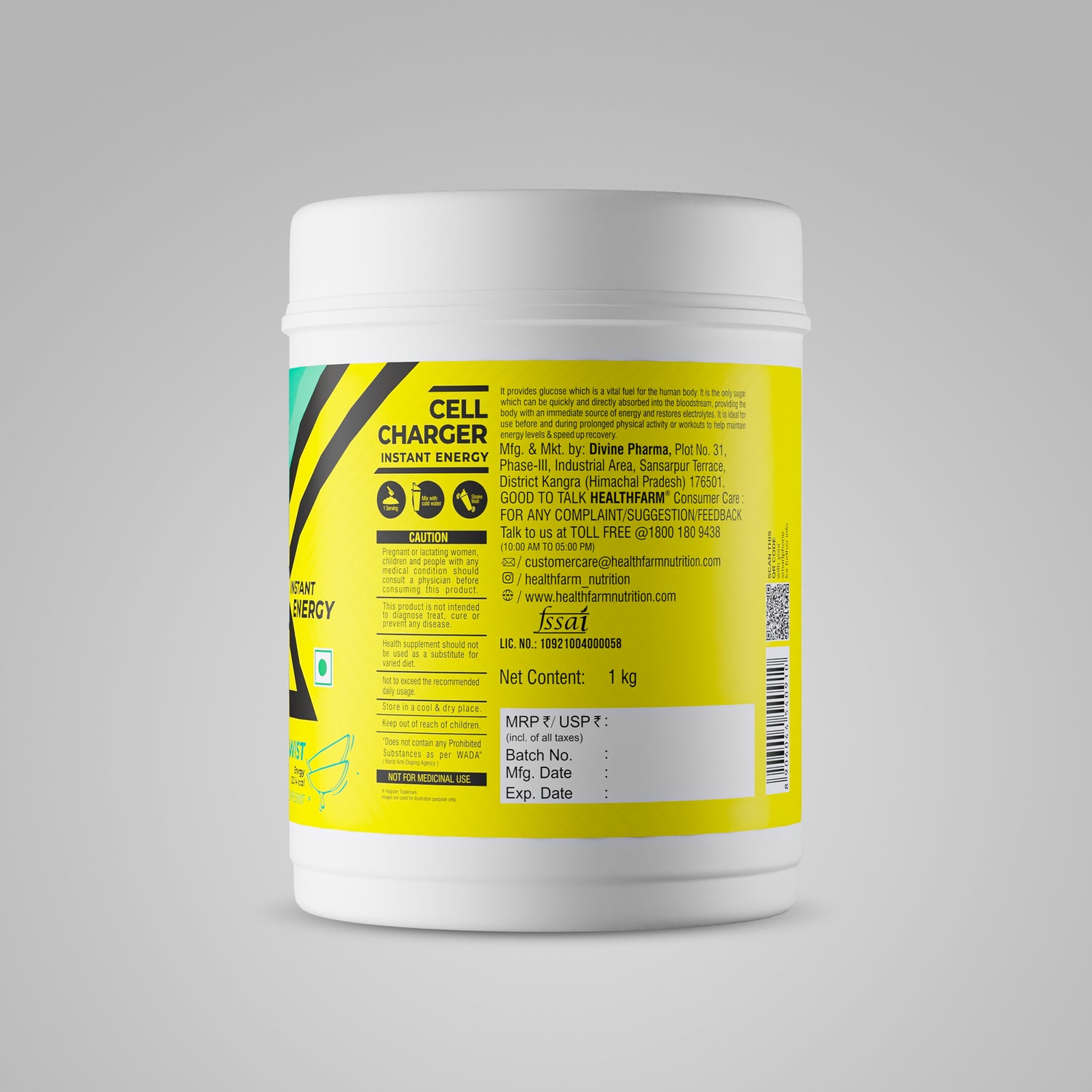 Healthfarm Cell Charger Instant Energy