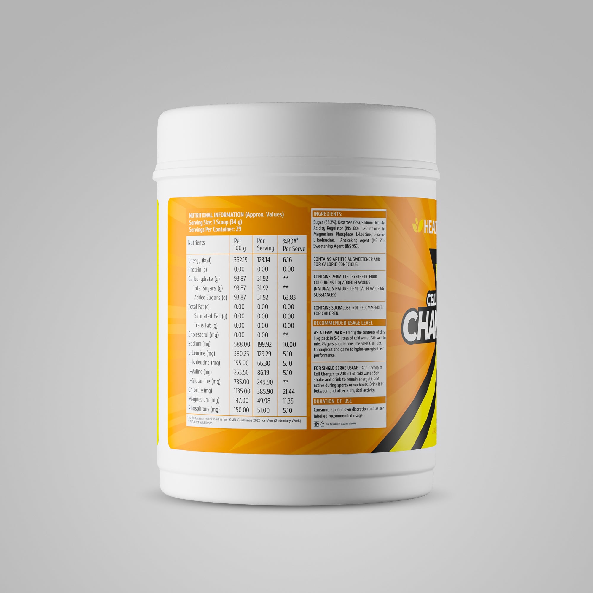 Healthfarm Cell Charger Instant Energy