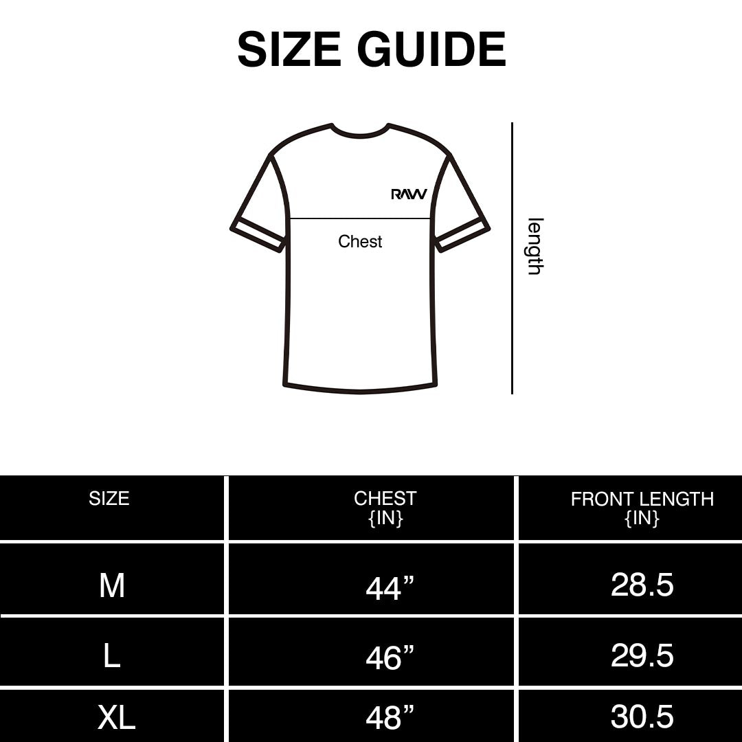 Raw Men Oversized Tee - Black