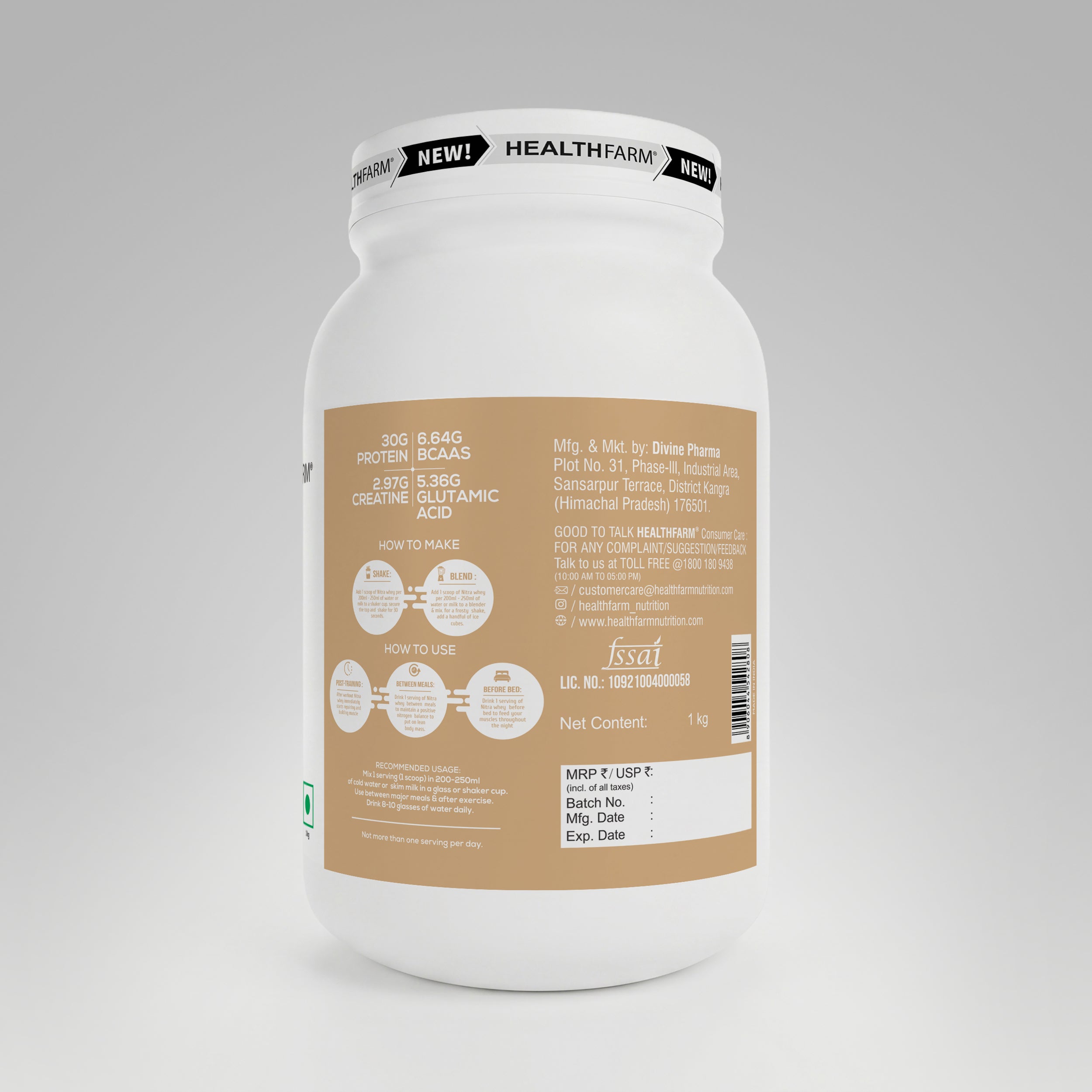 HealthFarm Nitra Whey | Ultimate Muscle Building Formula
