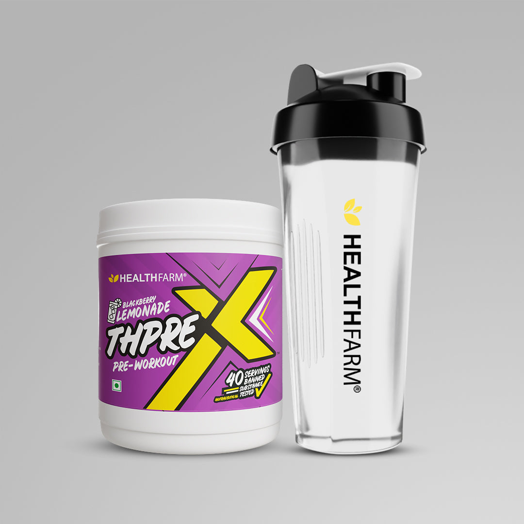 Healthfarm ThpreX Pre Workout (500g) + Plastic Shaker